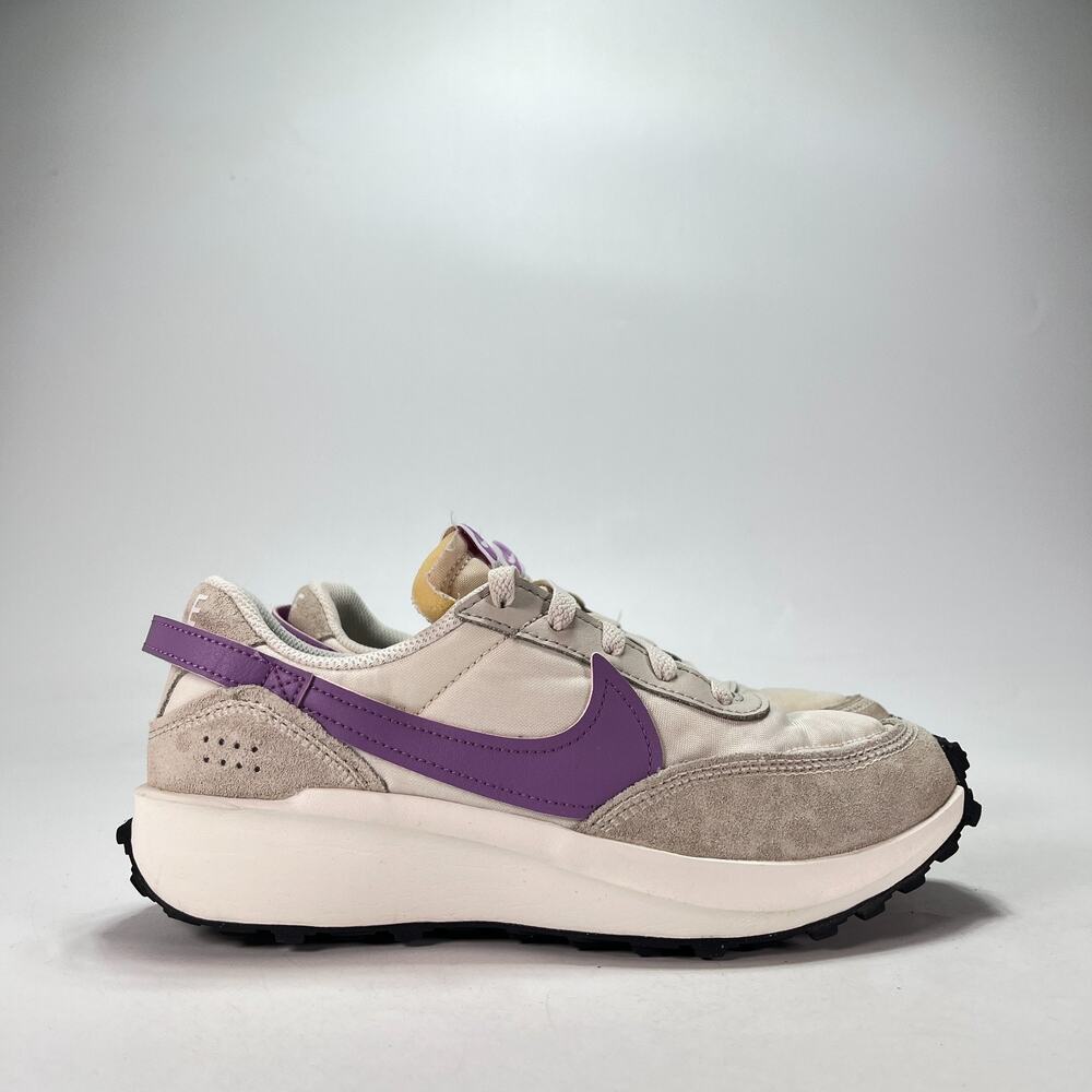 Nike Waffle Debut White Rush Fuchsia Low Top Sneakers DH9523-104 Womens Size 6.5